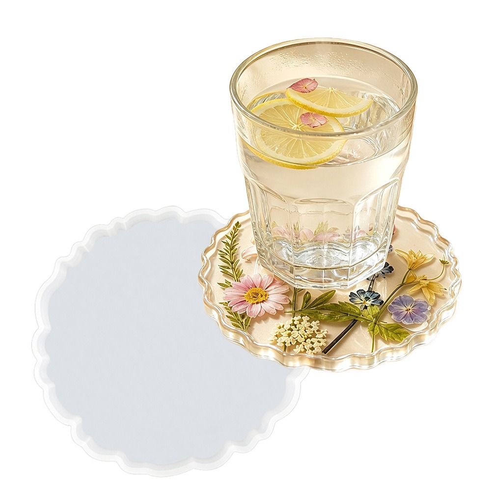 Flower Preservation Resin - DIY Kristal Epoxyhars Coaster Siliconen Mal