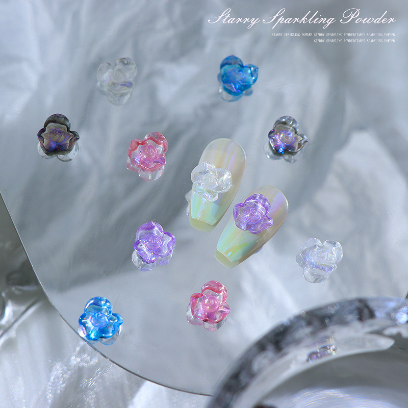 50 stuks/pak 10x10mm nagelkuns - Resin Glitter Pack recensie en prijs