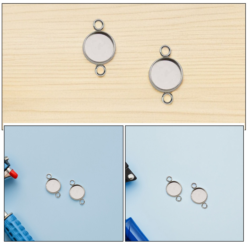 20 stuks roestvrijstalen siera - Bezels Set Pendant recensie en prijs