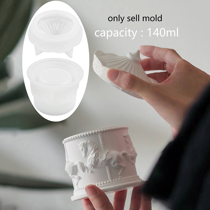 Carrousel opslagpot siliconen  - Coaster Mold Round recensie en prijs