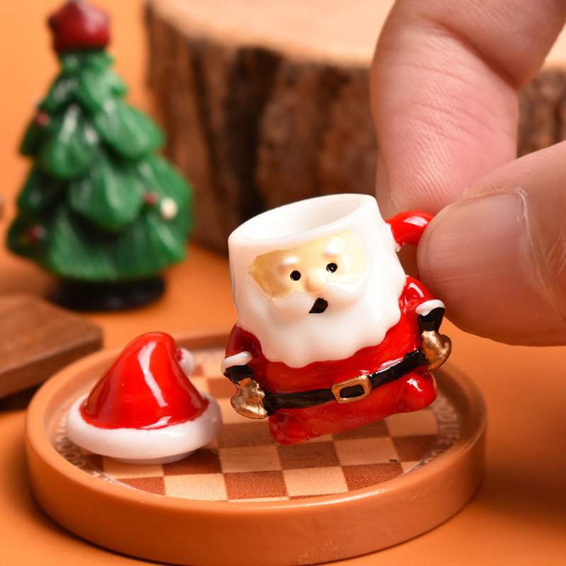 Mini Santa Theekopje Ornament  - Resin Craft Supplies recensie en prijs